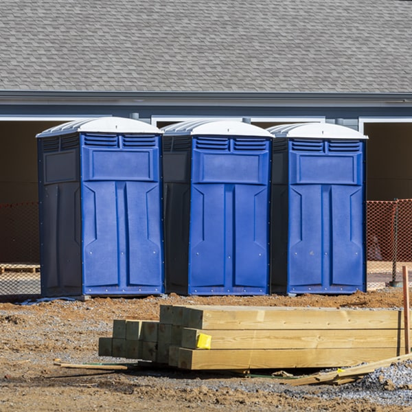 how do you dispose of waste after the portable restrooms have been emptied in Dover WI